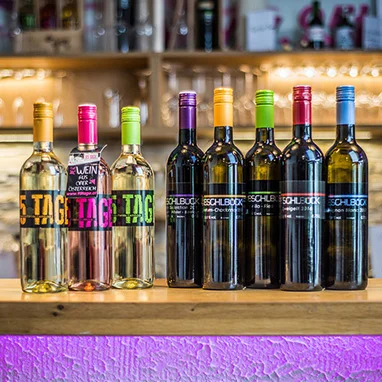 Die hauseigenen Weine der Linien 