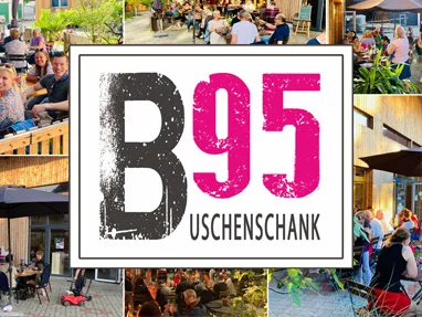 Außenbereich/Buschenschank-Terrasse bei 95Tage Weinbau
