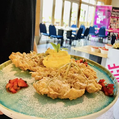 Saisonale Desserts und Nachspeisen in der 95Tage Buschenschank von Weinbau Eschlböck