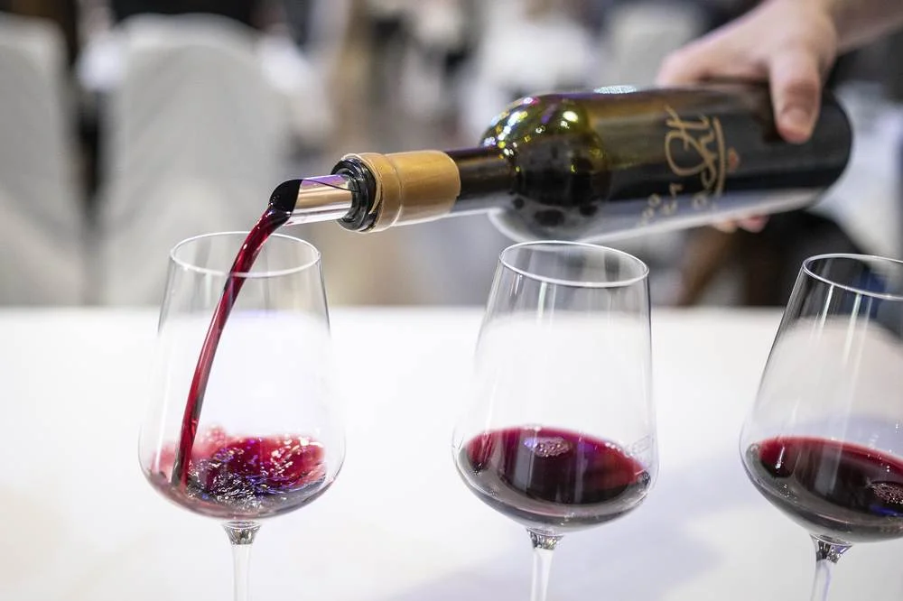 Perfekt abgestimmte Weine runden das Menü ab