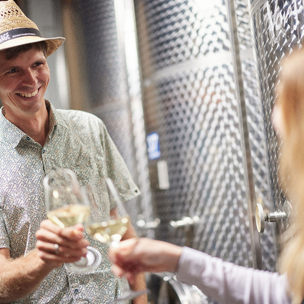 Kennenlernen und verkosten am Hof bei Weinbau Eschlböck