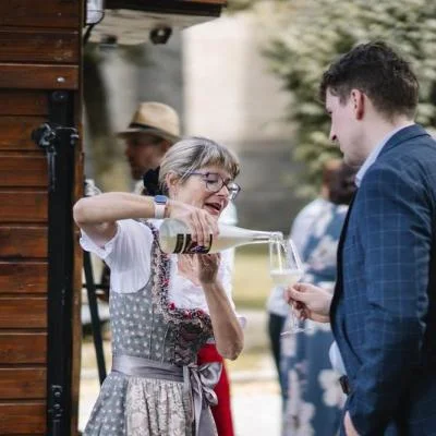 Agape im Anschluss an Kirche oder Standesamt mit 95Tage Weinbau Eschlböck